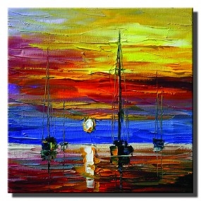 Tranh in Canvas sơn dầu